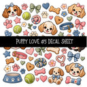 Puppy Love UV DTF Decal sheets 11 Designs available