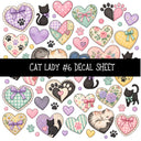 Cat Lady UV DTF Decal sheets 11 Designs available