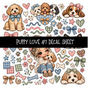 Puppy Love UV DTF Decal sheets 11 Designs available