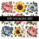 Puppy Love UV DTF Decal sheets 11 Designs available