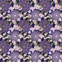 Purple Floral Mandala Adhesive Vinyl