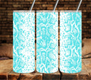 Snakeskin Tiffany UV DTF tumbler wraps 20oz skinny