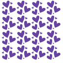 Hearts in multiple sizes UV DTF Decal sheets- multiple color options