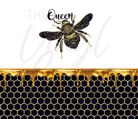 Queen Buzzer 20 oz Skinny Adhesive Vinyl Wrap