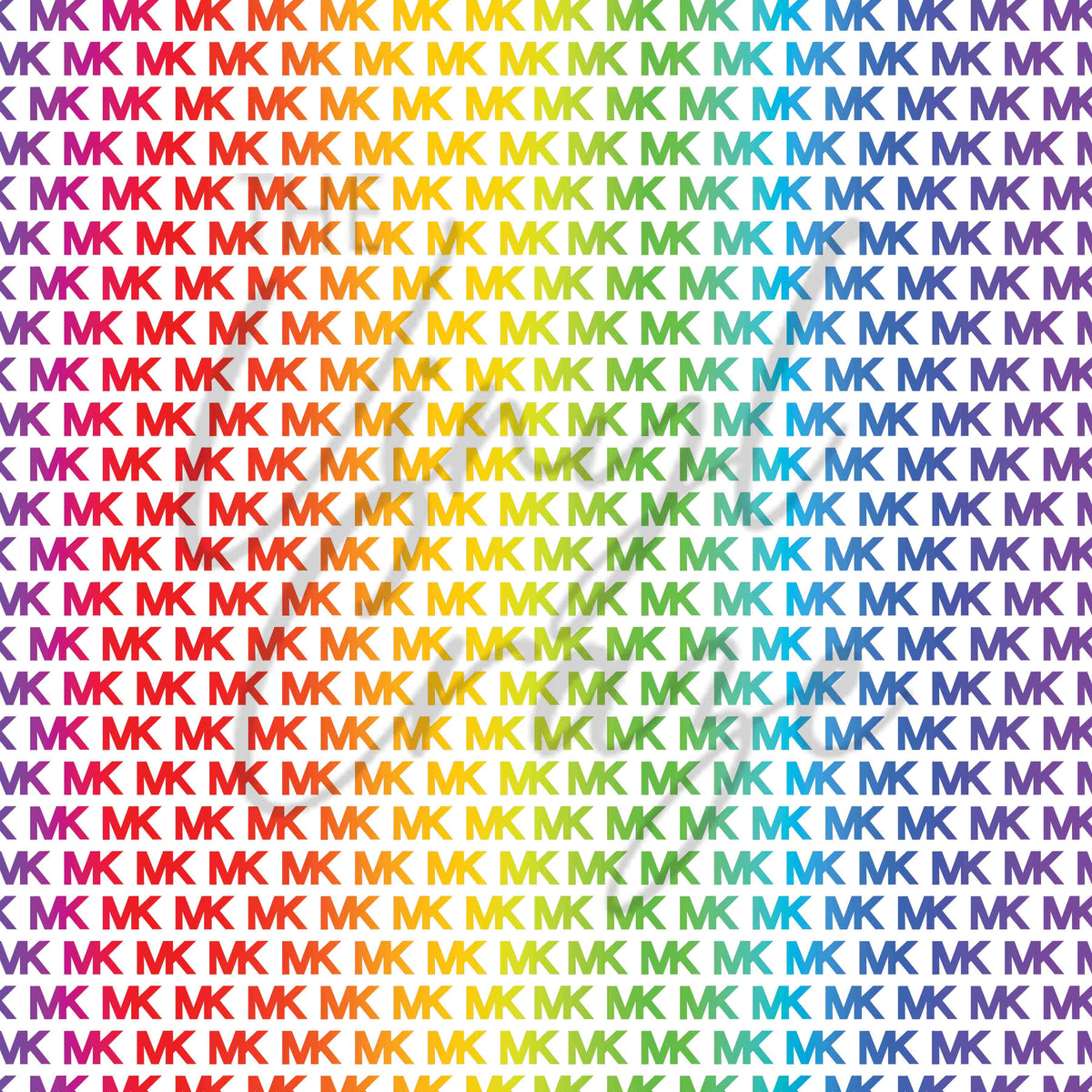 Rainbow K No Logo - Adhesive Vinyl