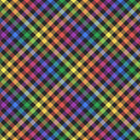 Rainbow Plaid - Adhesive Vinyl