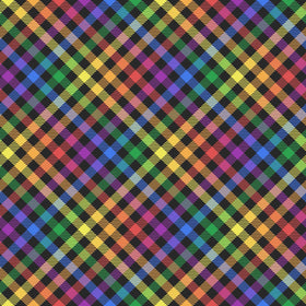 Rainbow Plaid - Adhesive Vinyl