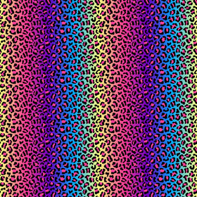 Rainbow Leopard - Adhesive Vinyl