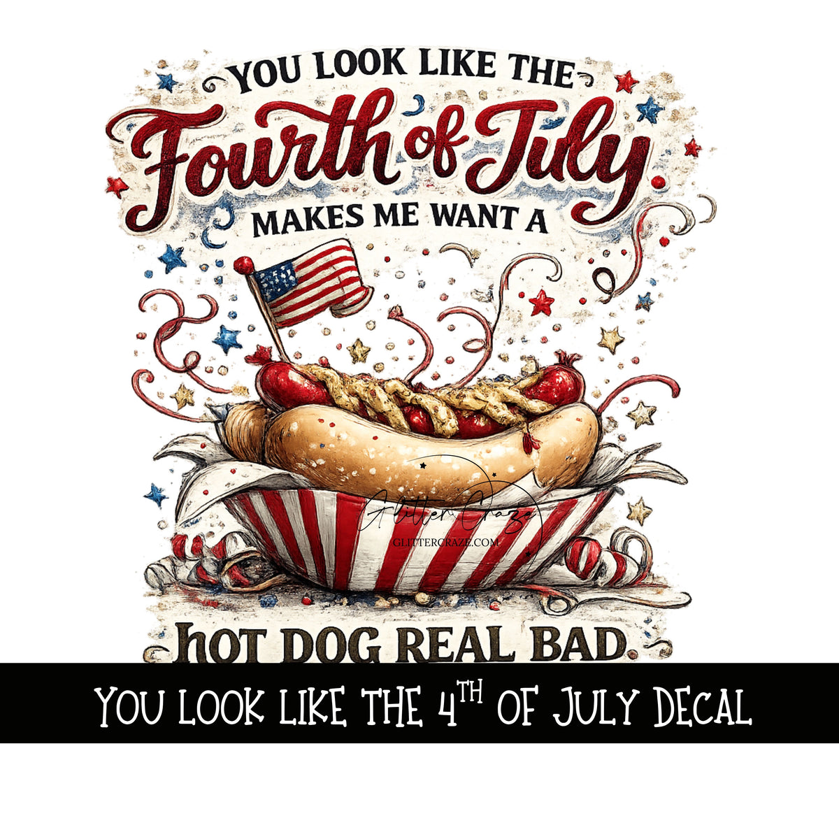 You look like the 4th UV DTF Decal