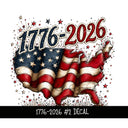 1776-2026 #2 UV DTF Decal