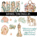 Rapunzel Torn Pages UV DTF Decal sheets 5 Designs available