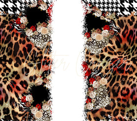 Red Roses and Houndstooth wraps - 6 Designs