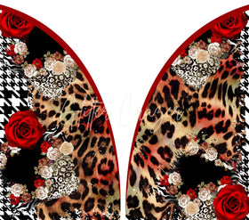 Red Roses and Houndstooth wraps - 6 Designs