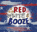 Red White & Booze Adhesive Vinyl Wrap