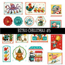 Retro Christmas UV DTF Decal sheets 7 Designs available
