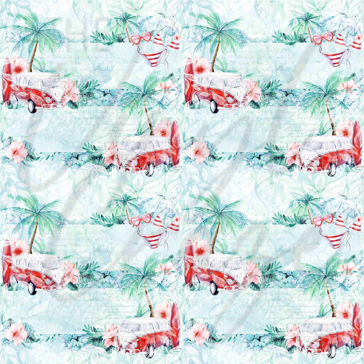 Retro Surfs Up Adhesive Vinyl