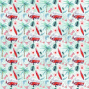 Retro Surfs Up Adhesive Vinyl