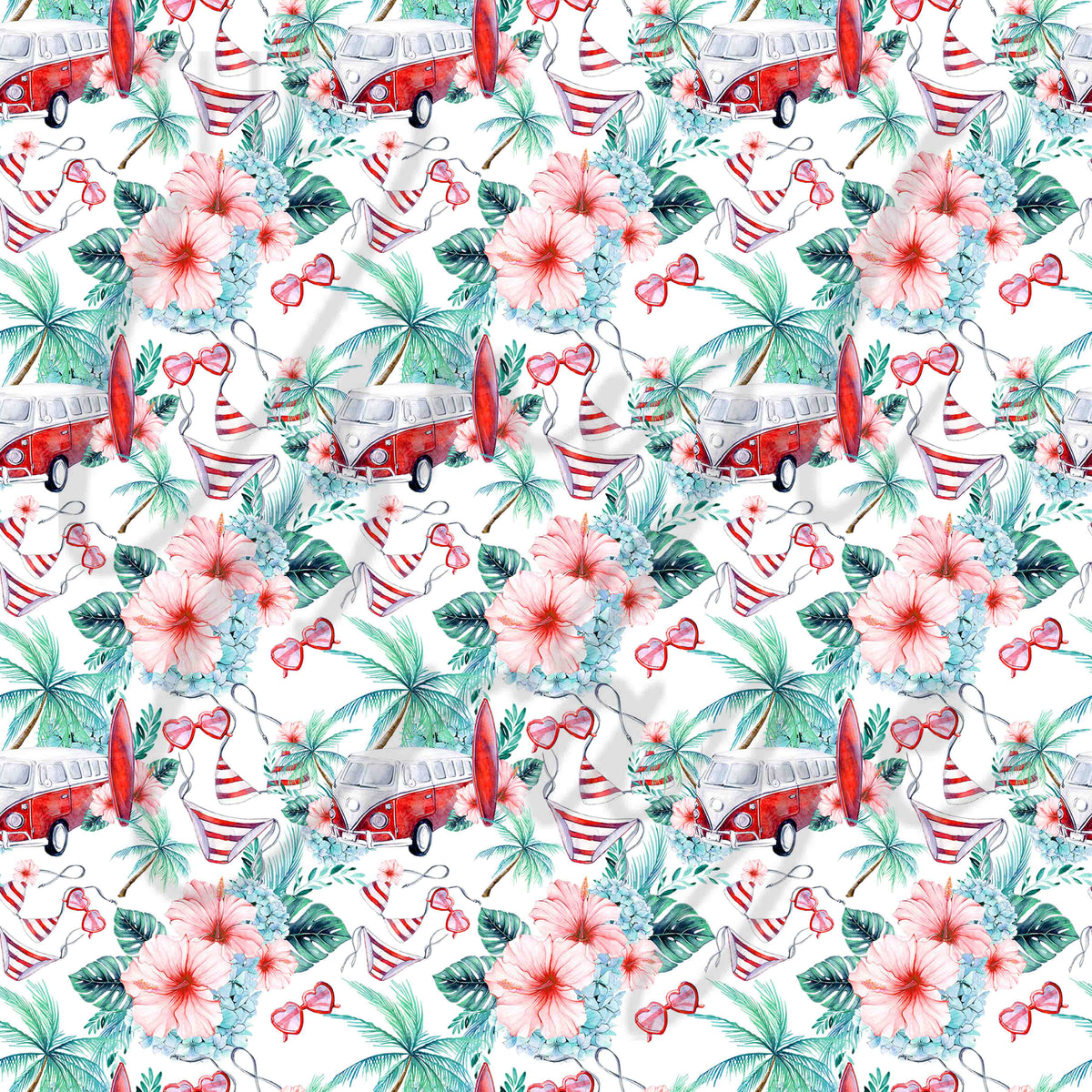 Retro Surfs Up Adhesive Vinyl