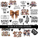 My Ride or die Doodle Patchwork Set