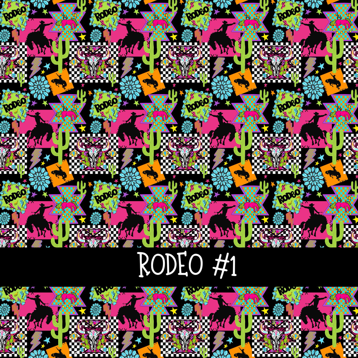 Rodeo Collection vinyl sheets 6 Patterns to choose from
