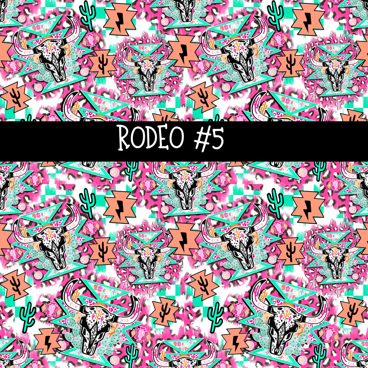 Rodeo Collection vinyl sheets 6 Patterns to choose from