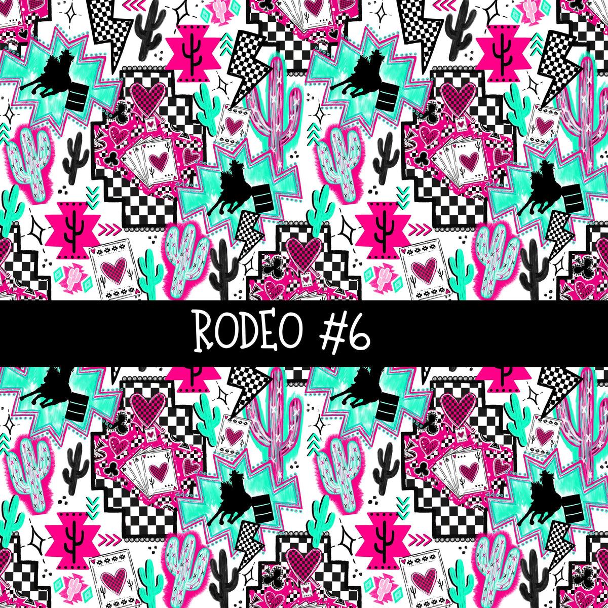 Rodeo Collection vinyl sheets 6 Patterns to choose from