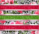 Rose Stripe Vinyl wrap 20oz straight