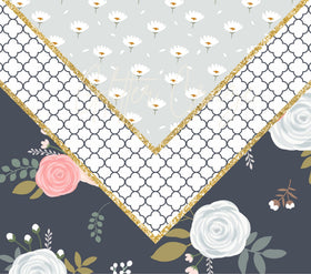 Rustic Roses Vinyl Tumbler wrap