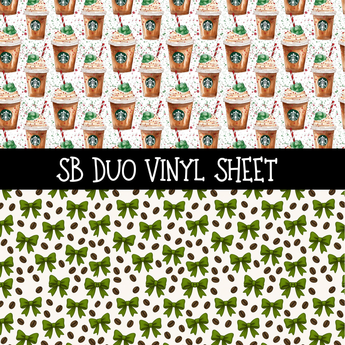 SB Duo precut vinyl sheet- 2 coordinating patterns on one sheet (Copy)