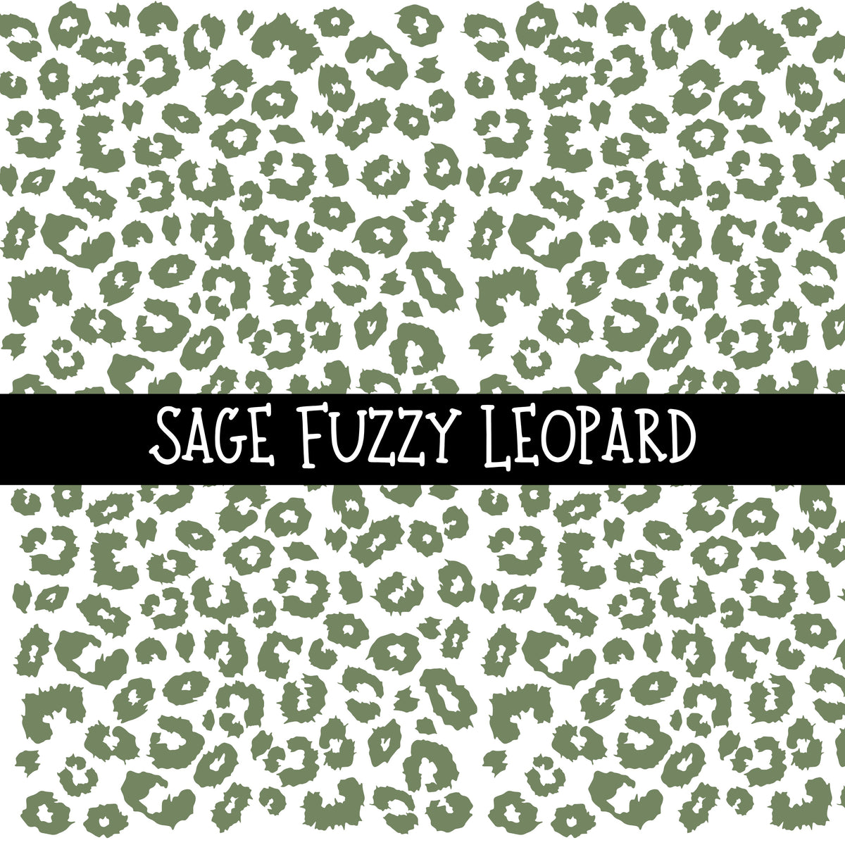 Fuzzy Leopard UV DTF Decal sheets 8 color Options