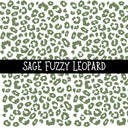Fuzzy Leopard UV DTF Decal sheets 8 color Options