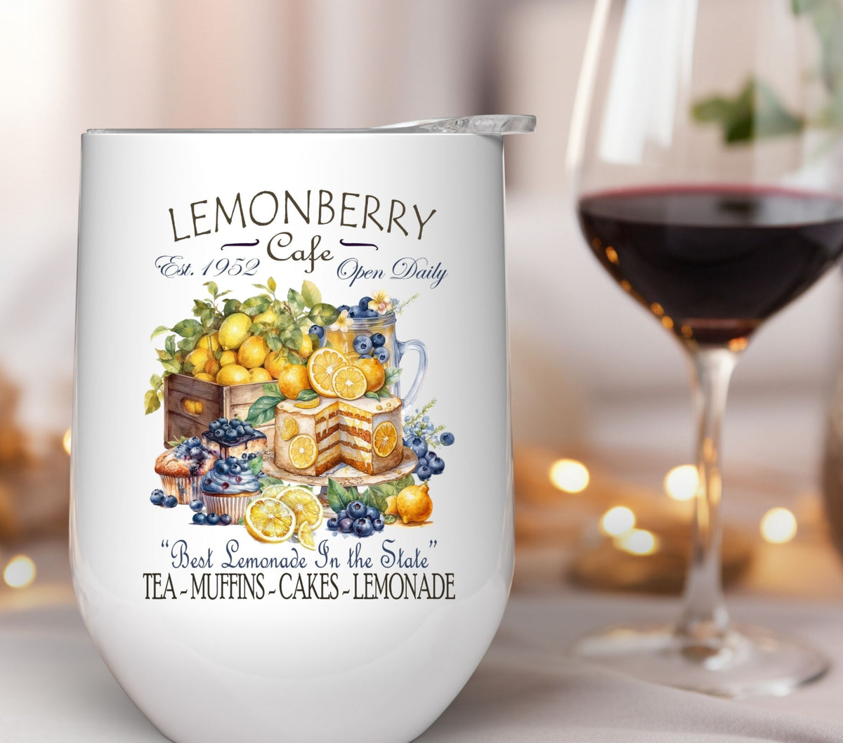 Lemon Berry UV DTF Decals