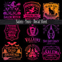Salem-Neon UV DTF Decal Sheet