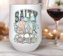Salty Soul seashell and bow UV DTF Decals