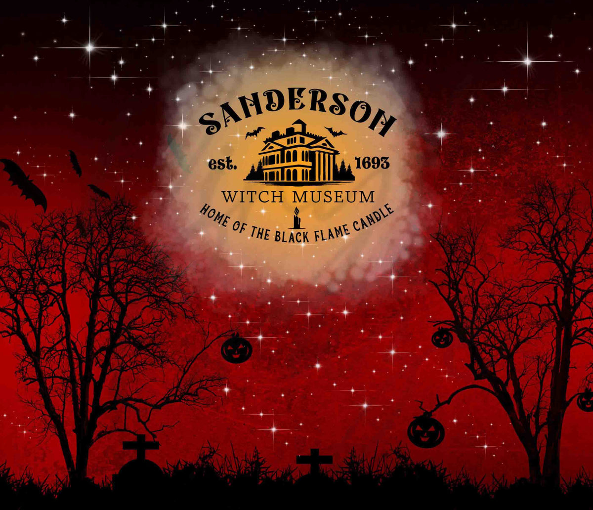 Sanderson Witch Museum 20 or 30 oz Skinny Adhesive Vinyl Wrap