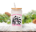 Santa's Favorite Hot Mess Raccoon UV DTF Decals