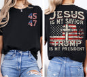 Jesus is my savior Trump is my president Transfers 2pc set