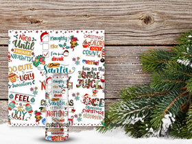 Sarcastic Christmas Tumbler wraps