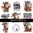 Sarcastic Donkeys UV Decal sheets 2 to choose from