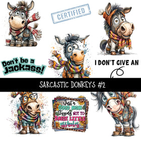 Sarcastic Donkeys UV Decal sheets 2 to choose from