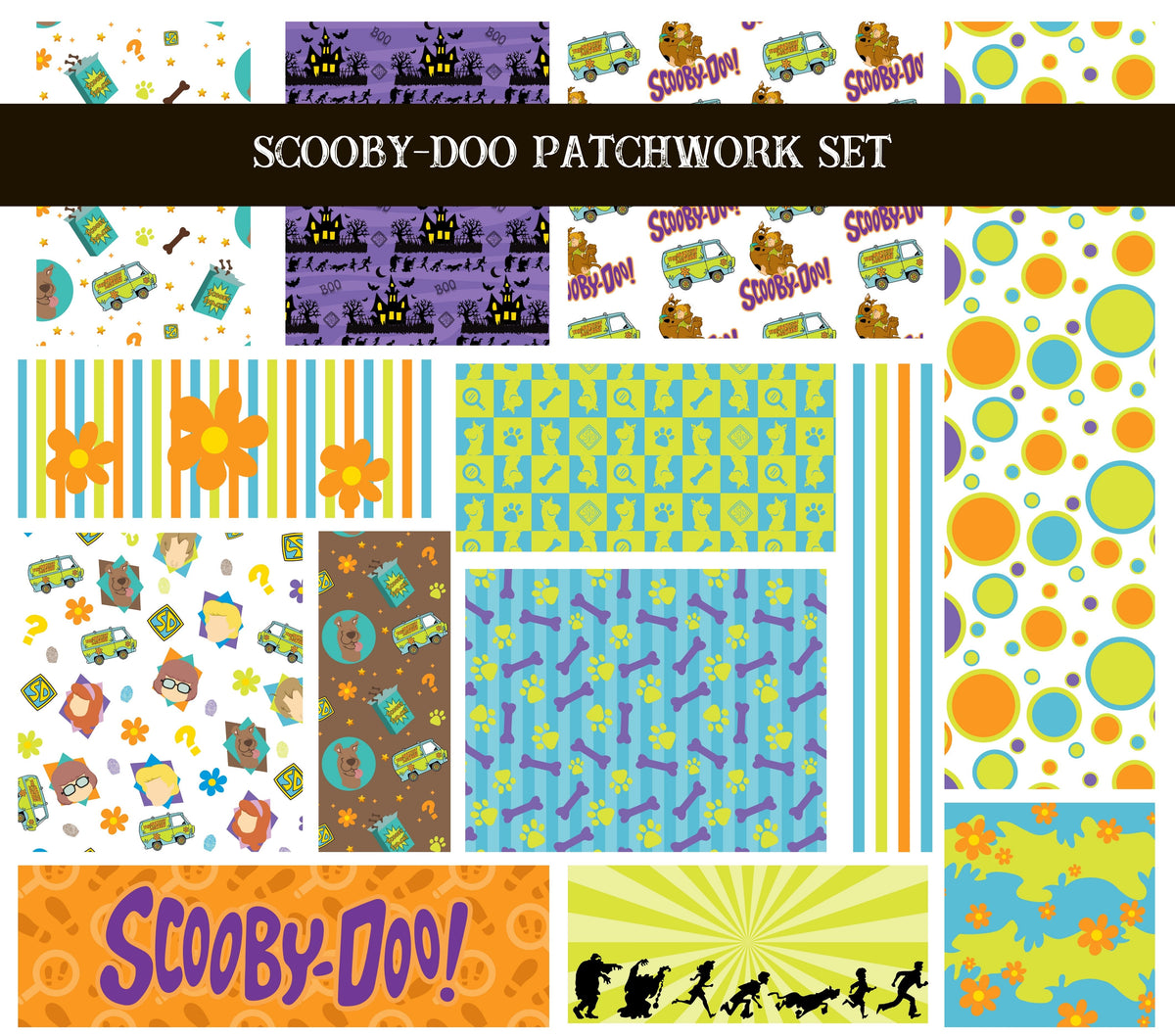 Scooby Doodle Patchwork Set