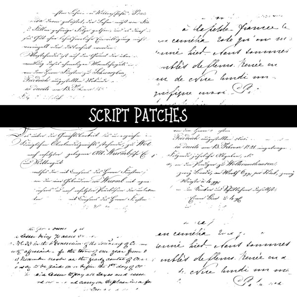 Script Patches - UV DTF Decal sheet – Kraft Craze