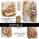 Scripture Torn Pages UV DTF Decal sheets 5 designs available