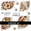 Scripture Torn Pages UV DTF Decal sheets 5 designs available