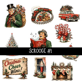 Scrooge UV DTF Decal sheets 2 designs available