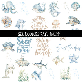 Sea Doodles Patchwork Set