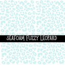 Fuzzy Leopard UV DTF Decal sheets 8 color Options