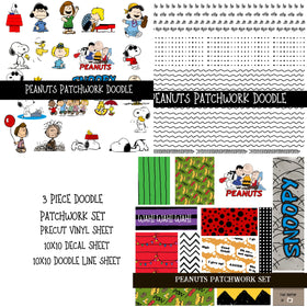 Peanuts Doodle Patchwork Set