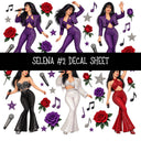 Selena UV DTF Decal sheets 7 Designs available