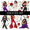 Selena UV DTF Decal sheets 7 Designs available